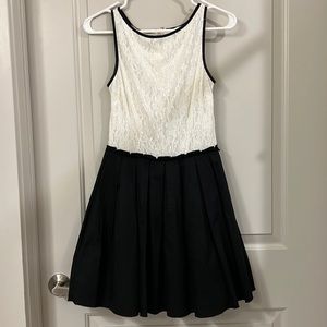 Black and white dress